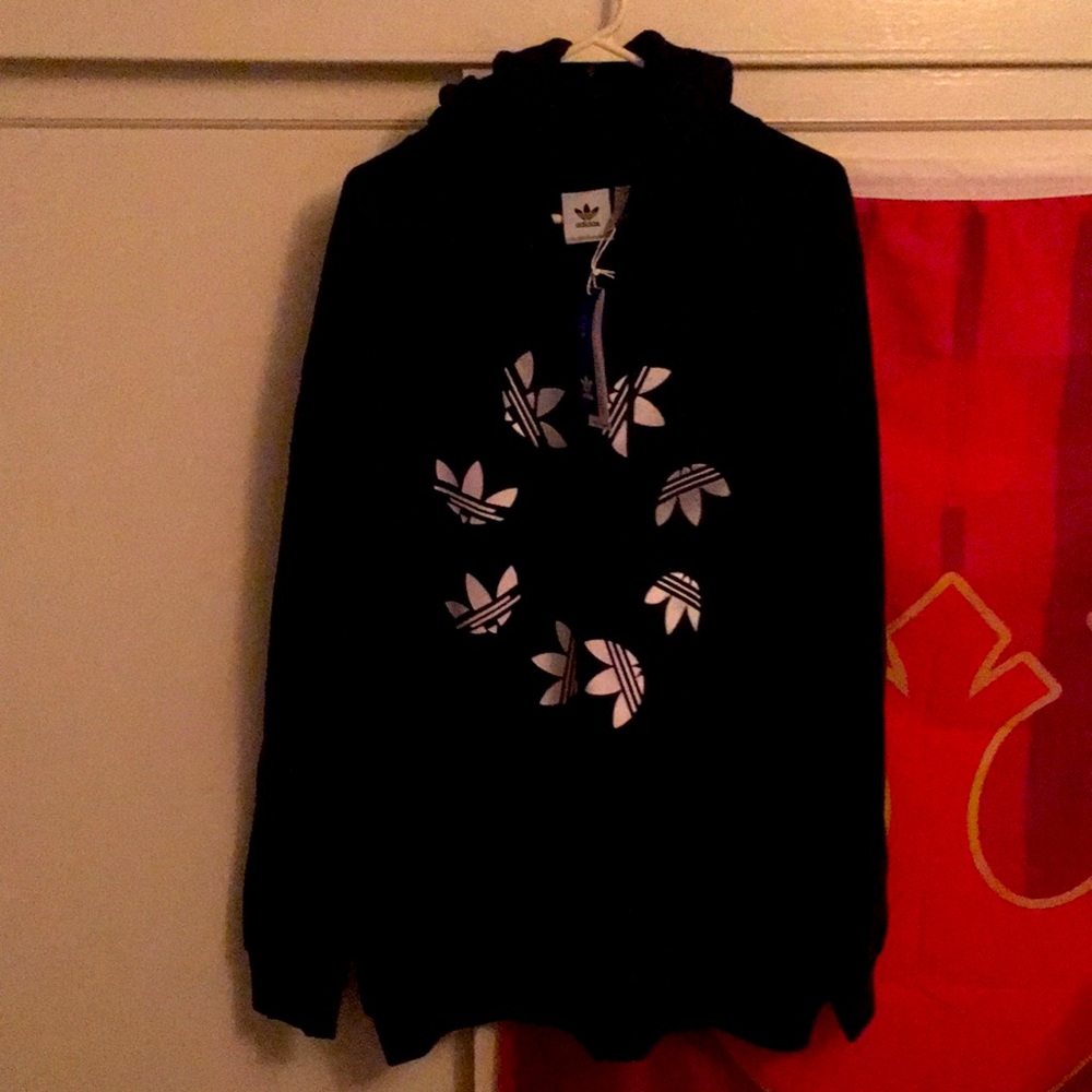 Adidas Black Hoodie 2XL (NWT)